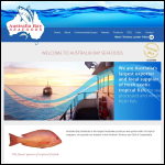 Screen shot of the Ocean Bay Seafoods Ltd website.