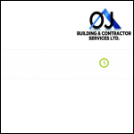 Screen shot of the Oj Building & Contractor Services Ltd website.