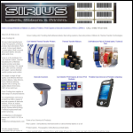 Screen shot of the Sirius Coding Ltd website.