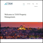 Screen shot of the Tam Financial Ltd website.