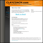 Screen shot of the Blackpool Sporting Clays Ltd website.