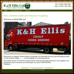 Screen shot of the Ha Ellis Ltd website.