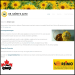 Screen shot of the Dr Auto Services Ltd website.
