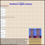 Screen shot of the Northern Lights Publishing Ltd website.