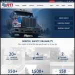 Screen shot of the Kevin Perry Transport Ltd website.