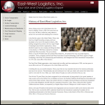 Screen shot of the Eastwest Global Ltd website.