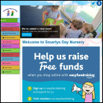 Screen shot of the Smartys Day Nursery (Hitchin) website.