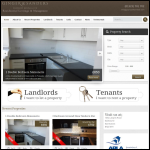 Screen shot of the Ginger & Sanders Property Rentals Ltd website.