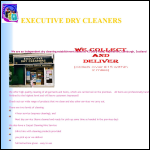 Screen shot of the Executive Dry Cleaners 2 Ltd website.