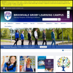 Screen shot of the Brookvale High School website.
