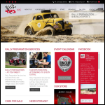 Screen shot of the Classic Rally Ltd website.