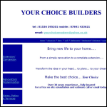 Screen shot of the Your Choice Modern Ltd website.