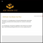 Screen shot of the 420trading Ltd website.