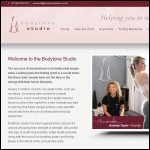 Screen shot of the Body Tone Studio Ltd website.