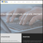 Screen shot of the David Ball Agencies Ltd website.