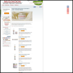 Screen shot of the MuLondon - Natural Organic Skincare website.