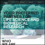 Screen shot of the Life Biomedical Ltd website.