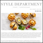 Screen shot of the Style Department Ltd website.