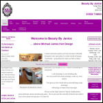 Screen shot of the Junction Hair & Beauty Ltd website.