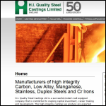 Screen shot of the H.I. Quality Steel Castings Ltd website.