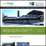 Screen shot of the Park Street Furnishing website.