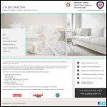 Screen shot of the Great North Decorators Ltd website.