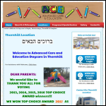 Screen shot of the Thornhill Childcare Ltd website.