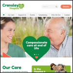 Screen shot of the Cransley Hospice Trust website.