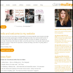 Screen shot of the Clare Mulley Ltd website.