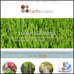 Screen shot of the Surrey Earth Scapes Ltd website.