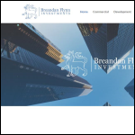 Screen shot of the Breandan Flynn Investments 2012 Ltd website.