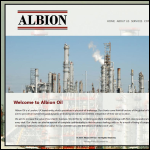 Screen shot of the Albion Trading Solutions Ltd website.