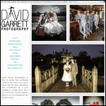 Screen shot of the David Garrett Photography Ltd website.