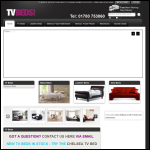 Screen shot of the Tv Beds (UK) Ltd website.