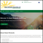 Screen shot of the Dawn Richards Associates Ltd website.