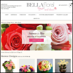 Screen shot of the La Bella Design Ltd website.