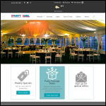 Screen shot of the Fountains Caterings Ltd website.