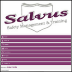 Screen shot of the Salvus Electrical Ltd website.