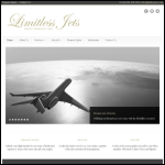 Screen shot of the Limitless Jets Ltd website.