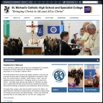 Screen shot of the St Mary's Catholic High School Academy Trust website.