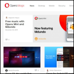 Screen shot of the Opera for Change Ltd website.