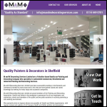 Screen shot of the M & M Decorating Services Ltd website.