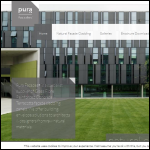Screen shot of the Pura Facades Ltd website.