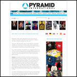 Screen shot of the Pyramid Posters Ltd website.