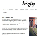 Screen shot of the Bike Stop Darlington Ltd website.