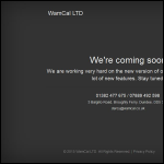 Screen shot of the WamCal Ltd website.