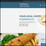 Screen shot of the Harbour Fish Bar Ltd website.