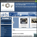 Screen shot of the AF Engineering & Design Services Ltd website.