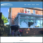Screen shot of the Palmer Windows & Conservatories Ltd website.