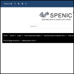 Screen shot of the Spenic Ltd website.